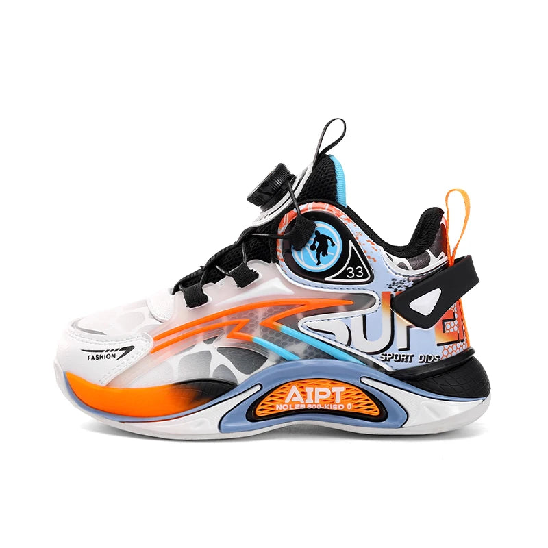 Children Sports Shoes Anti Slip Wear-resistant School Training Running Shoes Field Kids Basketball Shoes for Boys