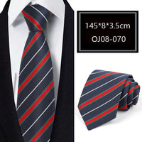 Luxury 56 Colors New Men's Tie Classic Floral Stripe Plaid 8cm Jacquard Neck Tie Necktie For Men Business Wedding Party