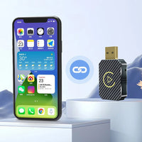 Wireless Carplay Android Auto Adapter Plug&Play USB Car Dongle Wireless Dongle for OEM Wired CarPlay/Andriod Auto Cars