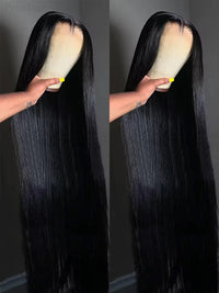 260% High Density Straight HD Transparent Human Hair Wigs 13x6 13x4 Lace Front Wig Brazilian 40 46Inch Lace Front Human Hair Wig