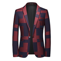 2026 New Men Business Social Suit Jacket Summer Male Single breasted Thin Dress Male Jacquard Blazers Coats