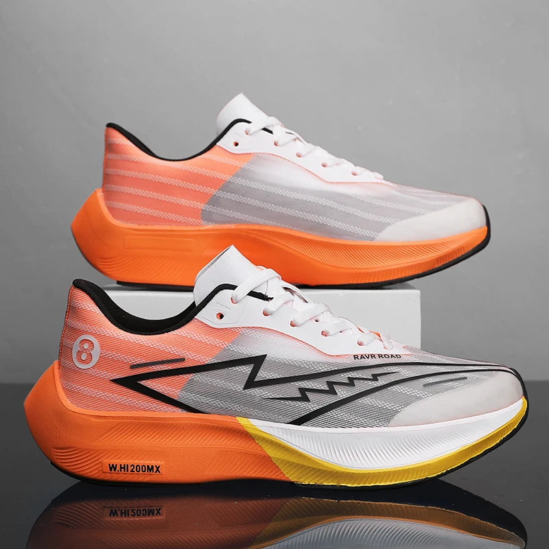 Fashion Men's Sneakers Summer Comfy Breathable Gym Sports Shoes Cushioned Support Running Shoes Tennis Cross Training Shoes