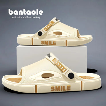 2025 In Vogue New Couple Sandals Non-Slip Lightweight Thick Sole Dopamine Color Beach Shoes For Men Women