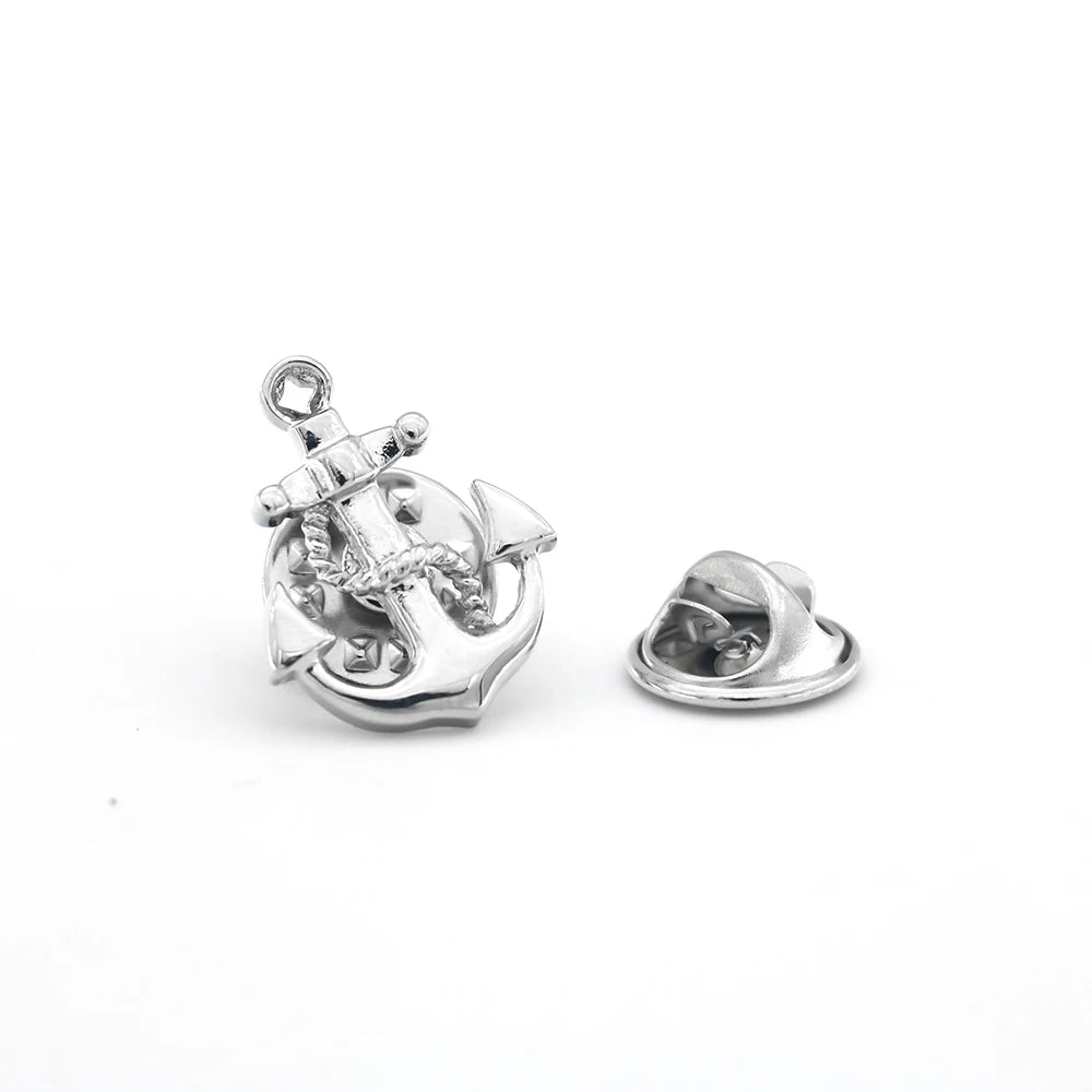 iGame Men's Fashion Brooch Lady's Lapel Pin Clothing Backpack Badge Quality Brass Material Music Car Animal Anchor Poker Design