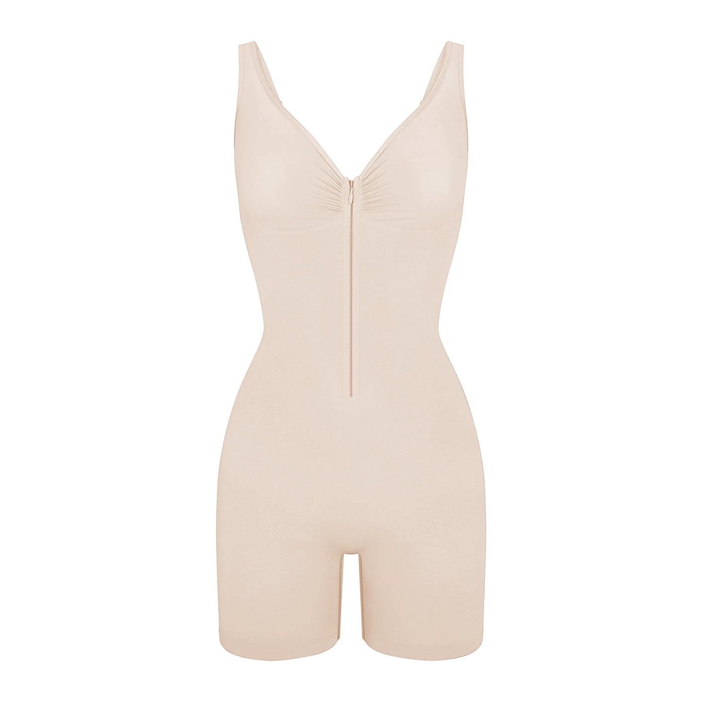 Tummy Control Zipper Bodysuit Faja Colombia High Compression Buttock Enhancer Hourglass Waist Post Surgery Recovery Shapewear