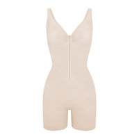Tummy Control Zipper Bodysuit Faja Colombia High Compression Buttock Enhancer Hourglass Waist Post Surgery Recovery Shapewear