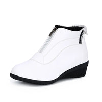 Winter Boots Women 2020 Women Snow Boots Wedge Heels Winter Shoes Women Warm Fur Casual Shoes Zip Women's Shoes Botas Mujer