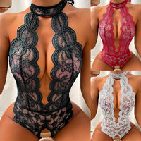 Erotic Hot Sexy Lingerie Women Role Play Costumes Open Bra Lace Underwear Pornos Teddy Bodysuit Transparent Nightgown For Sex