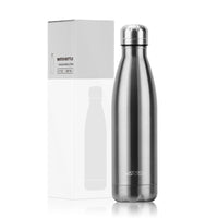 WATERSY 500ml Stainless Steel Vacuum Flask, Insulated Thermos Cup for Coffee & Water, Double Wall Thermal Bottle for Sports