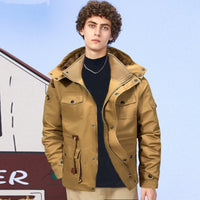 Men Jacket Coats Fashion Trench Coat New Winter Casual Thick Overcoat Black Gentleman Jacket Male Long Jacket Dropshipping