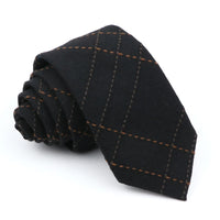 New Design Cotton Tie Plaid Necktie Gift For Men Free Shipping Fashion Casual Man's Neckties Wedding Party Suits Print Cravat