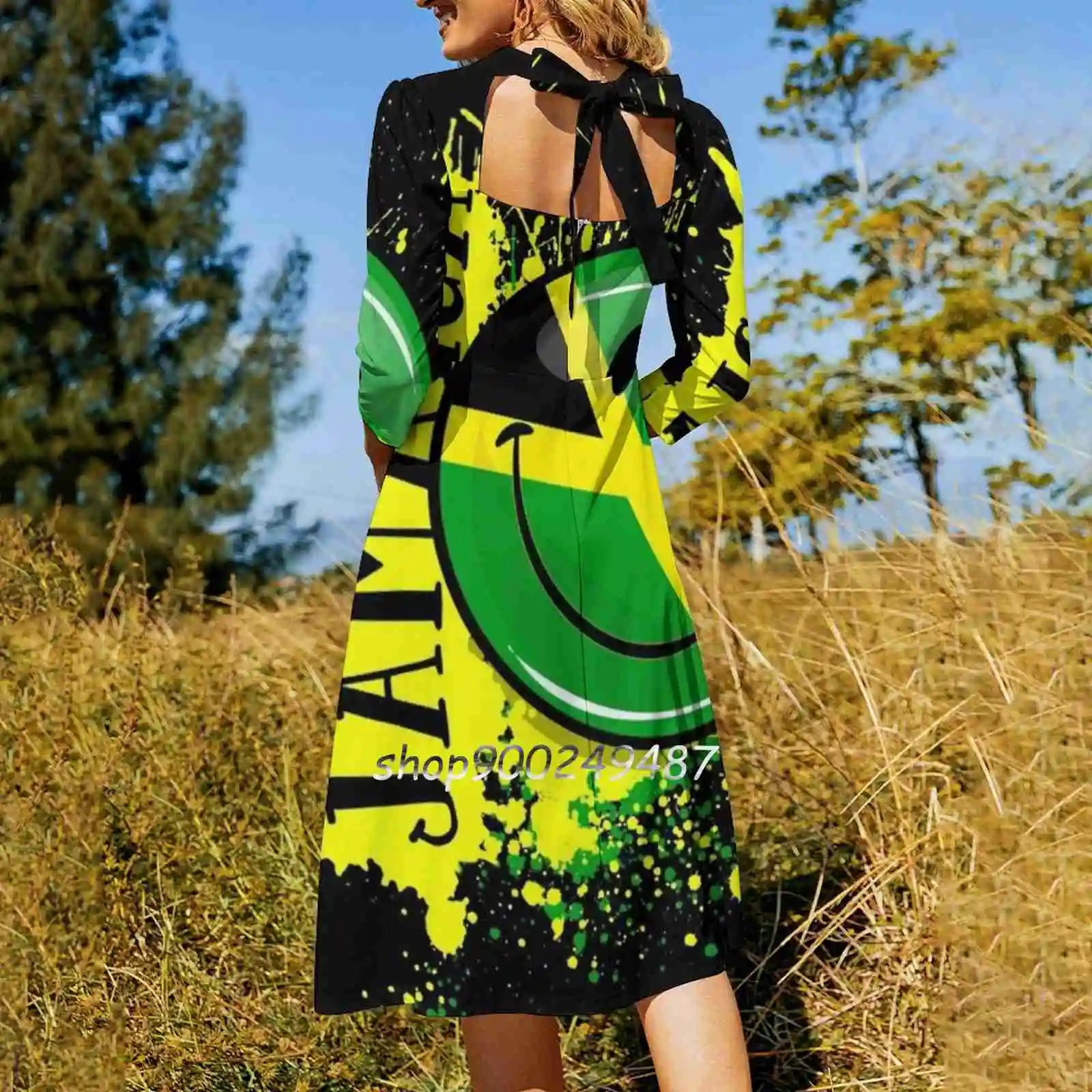 A Splash Of Jamaica Smiling Jamaican Flag Sweet Elegant Dress Women Ko – Mega Mart Center A Splash Of Jamaica Smiling Jamaican Flag Sweet Elegant Dress Women Ko – Mega Mart Center