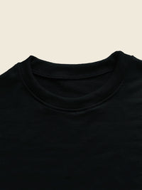 Women's Sweatshirt  "Tout va bien" French Letter Print Crew Neck Casual For Fall & Spring, Women's Clothing