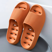 Men's Bathroom Bathing Slippers Women's New Summer Indoor Home Eva Anti-Slip Anti-Odor Couple Shower Leakage Quick-Drying Slippers for Women