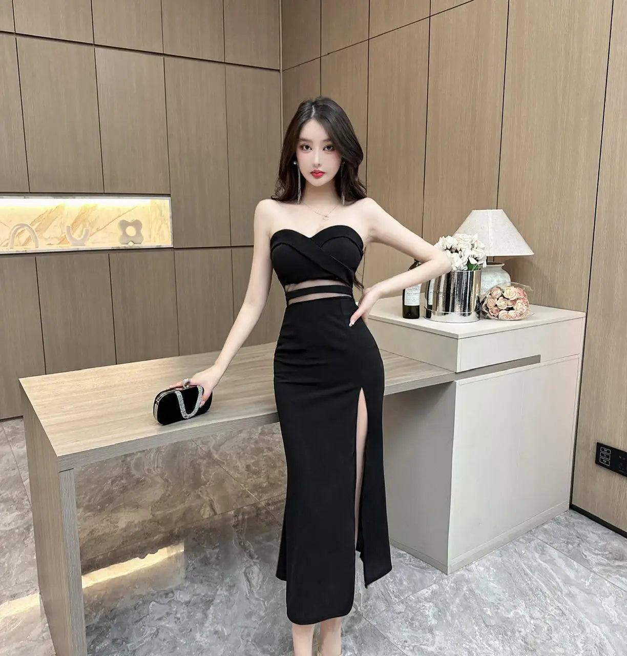 princess polly baby blue dress Amazon.com: CHGBMOK Women's Hepburn Solid Color Dress Long Sleeve  Knee-Length Dress Cocktail Party Evening Dress for Women(Small,Black) :  Clothing, Shoes & Jewelry main image 0
