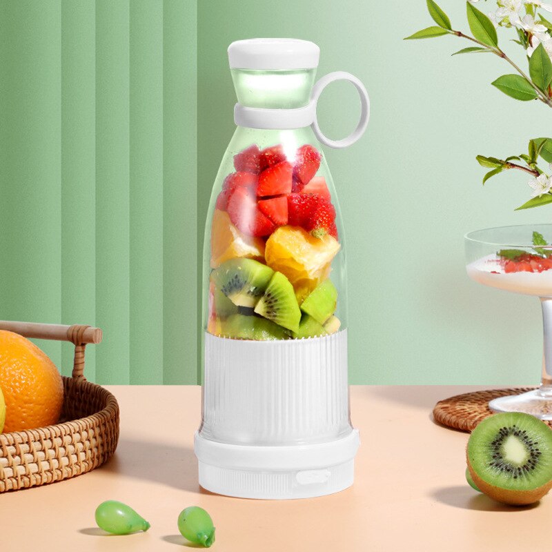 Portable Electric Juicer Cup USB Rechargeable Handheld Smoothie Blender Fruit Mixers Milkshake Maker Machine Food Grade Stirring