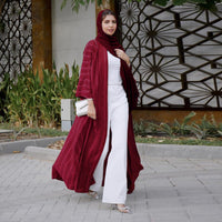 Dubai Muslim Dress Women Kaftan Kimono Jubah Long Robe Abaya Hijab Dresses Elegant Islamic Clothing Turkey Arabic Dress Abayas