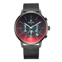 2023 New Fashion Color Bright Glass Watch Men Top Luxury Brand Chronograph Men