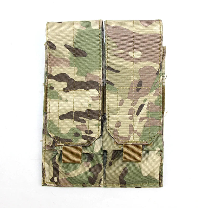 Tactical MOLLE Triple Magazine Pouches Double Triple Shooting Mag Pouch Wargame Paintball 5.56 7.62Mag Bag