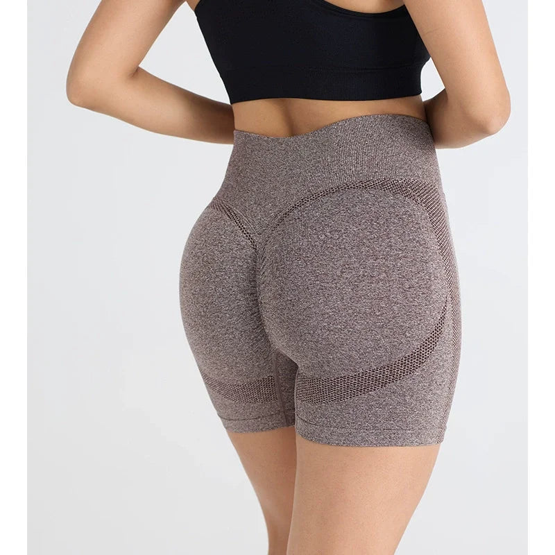 Shorts Women Seamless Gym Wear Yoga Band Sports Workout Fitness Leggings Running clothing Scrunch Butt Tights