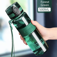 500/1000ml Sports Water Bottles BPA Free Portable Leakproof Shaker Outdoor Tour Gym Drink Bottle Eco-friendly Plastic Coffee Cup
