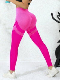 Seamless Multicolor Leggings Women High Waist Elastic Tights Gym Workout Running Sexy Hip Lift Fashion Knited Yoga Leggings