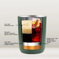 Insulated Water Bottle Thermal Coffee Travel Mug Tumbler Cup Stainless Steel Vacuum Insulated Thermos Flasks Leakproof Drinkware