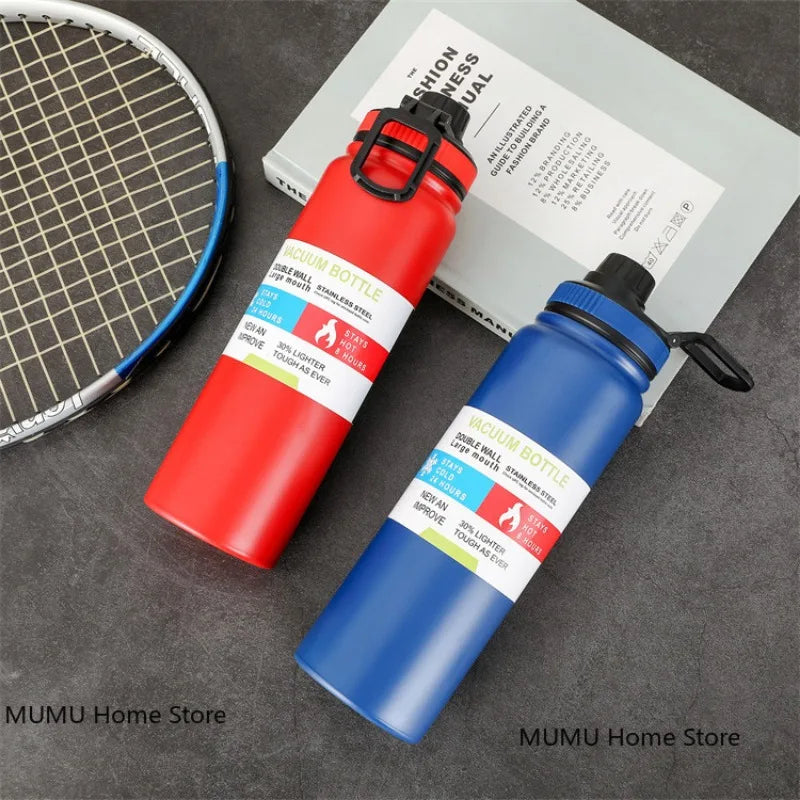 800ML/1000ML Thermos Bottle Stainless Steel Car Thermal Cup Keeps Cold and Heat Thermal Mug Sports Insulated Cup Vacuum Flask