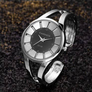 Women Watches Luxury Gold Bangle Watch Silver Dial Creative Top Brand Dress Quartz Watch Casual Female Clock Hot Zegarek Damski