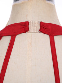 Women Rhinestones Latin Dance Costume Tassel Gymnastics Leotard Bodysuit Ballet Tango Salsa Jazz Performance Fringed Jumpsuits