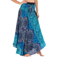 Sexy Summer Long Boho Bottom Women Skirt Vintage Casual Ropa Mujer Faldas Loose Fashion y2k Maxi Skirts Woman Clothing Saia Jupe