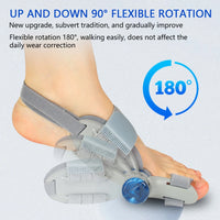 Bunion Corrector Toe Separator Foot Hallux Valgus Braces Orthotics Feet Bone Adjuster Correction Toe Straightener Foot Care Tool