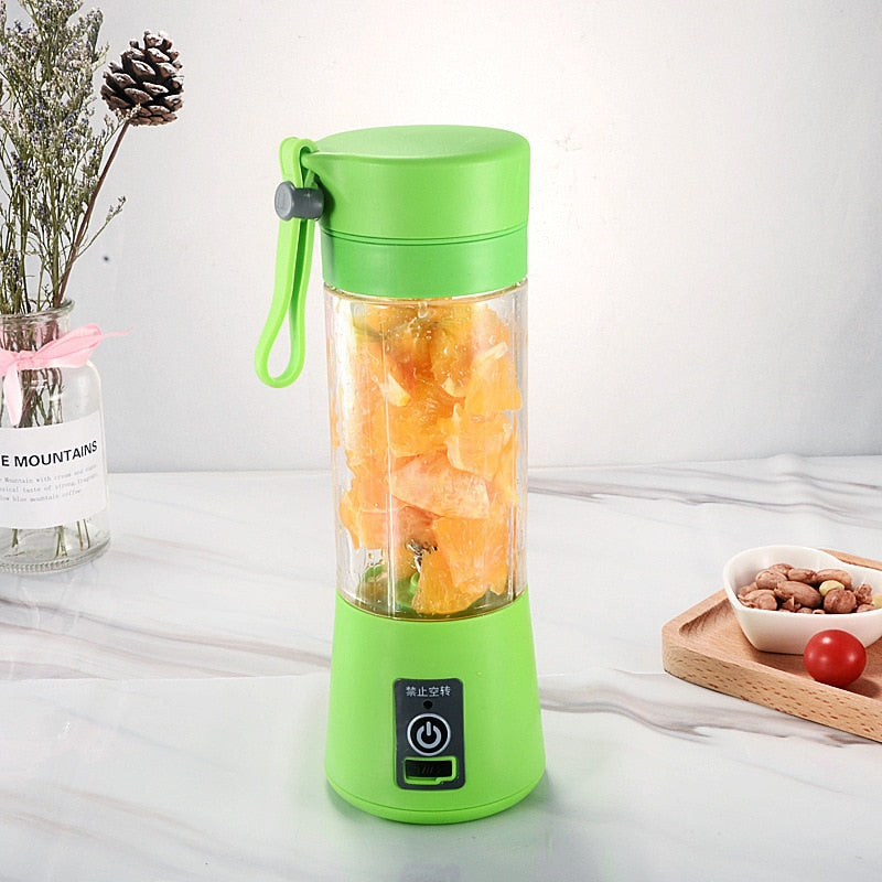 Portable Electric Juicer Cup USB Rechargeable Handheld Smoothie Blender Fruit Mixers Milkshake Maker Machine Food Grade Stirring