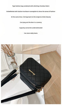 2024 Tassel Small Messenger Bag For Women Trend Lingge Embroidery Camera Female Shoulder Bag Fashion Chain Ladies Crossbody Bags