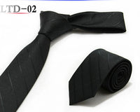 Luxury 7CM Mens Ties Striped Dot Necktie Formal Classic Business Neck Ties Jacquard Woven Necktie For Men Groom Wedding Party
