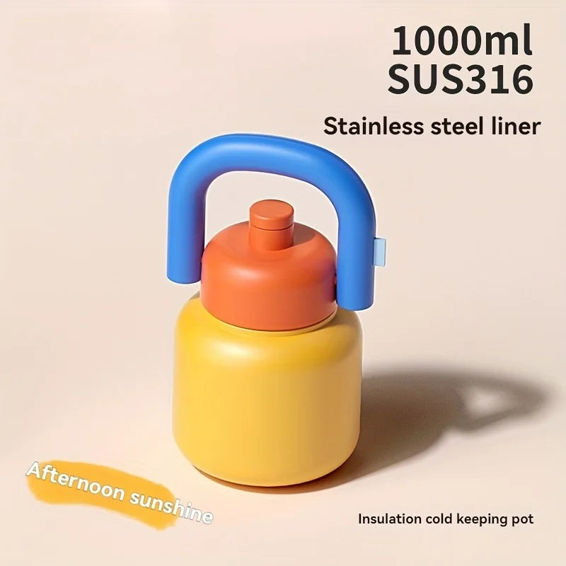 316 Stainless Steel Insulation Large Capacity Outdoor Insulation Water Cup Water Bottle Kettle Summer Cold Cup Ice Cup