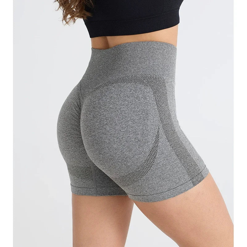 Shorts Women Seamless Gym Wear Yoga Band Sports Workout Fitness Leggings Running clothing Scrunch Butt Tights