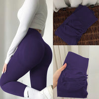 Yoga Leggings Women Fitness Running High Waist Slim Pants Push Up Sport Scrunch Butt Legging Gym Athletic Jogging Workout Female