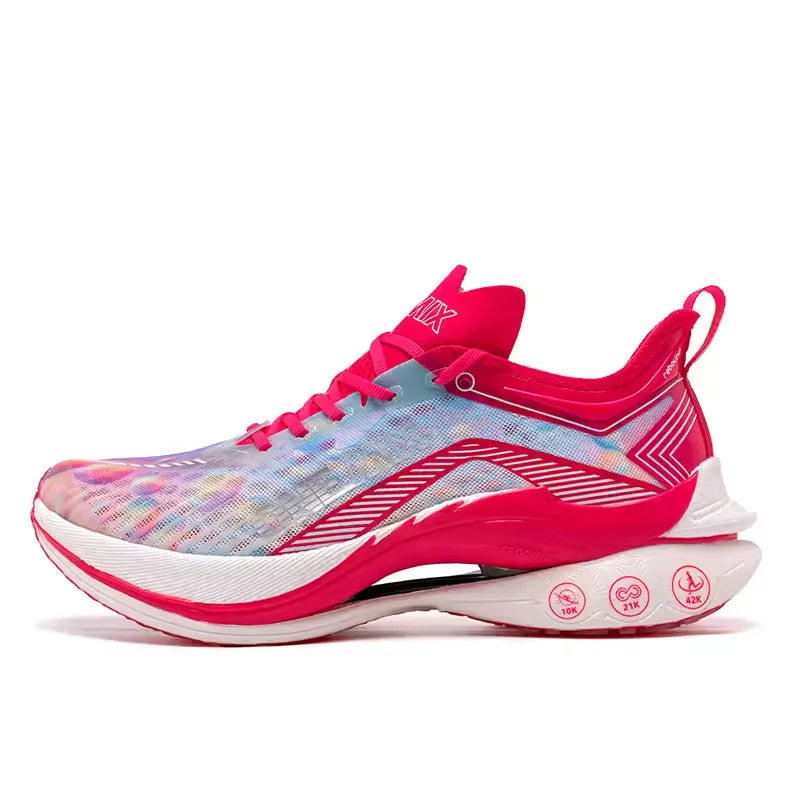 ONEMIX Trail Racing Running Shoes Cushion Breathable Mesh Stable Wearable Outdoor Carbon Plate Marathon Sport Training Sneakers