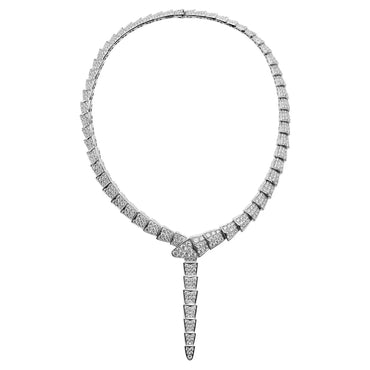 BAL Sterling Silver Color Snake-shape Collar Charm Tiny Serpenti-shape Necklace Women Trendy Fashion Luxury Jewelry Giftf