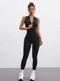 Back-Hollowed-Out Mesh One-Piece Yoga Dress Feminine Hip-Lifting Exercise One-Piece Long Pants Fitness Fashion clothing