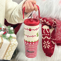 Large Capaci Stainl Steel Thermal Cup Creative g Ice King Car Beverage Insulated Water Cup Faionable St Lid G...