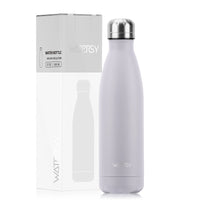 WATERSY 500ml Insulated Water Bottle, Stainless Steel Thermal Leakproof Flask, BPA-Free Double Walled Vacuum Bottle for Sports