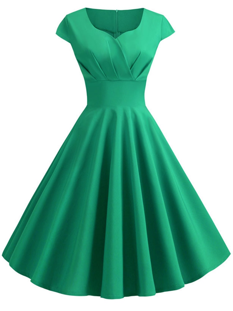 Pink Summer Dress Women V Neck Big Swing Vintage Dress Robe Femme Eleg Mega Mart Center Pink Summer Dress Women V Neck Big Swing Vintage Dress Robe Femme Eleg Mega Mart Center