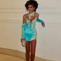 Mini Short Custom Cocktail Dress Sheath Strapless Cocktail Gown For Women Beading Sleeveless Wedding  Party Gown