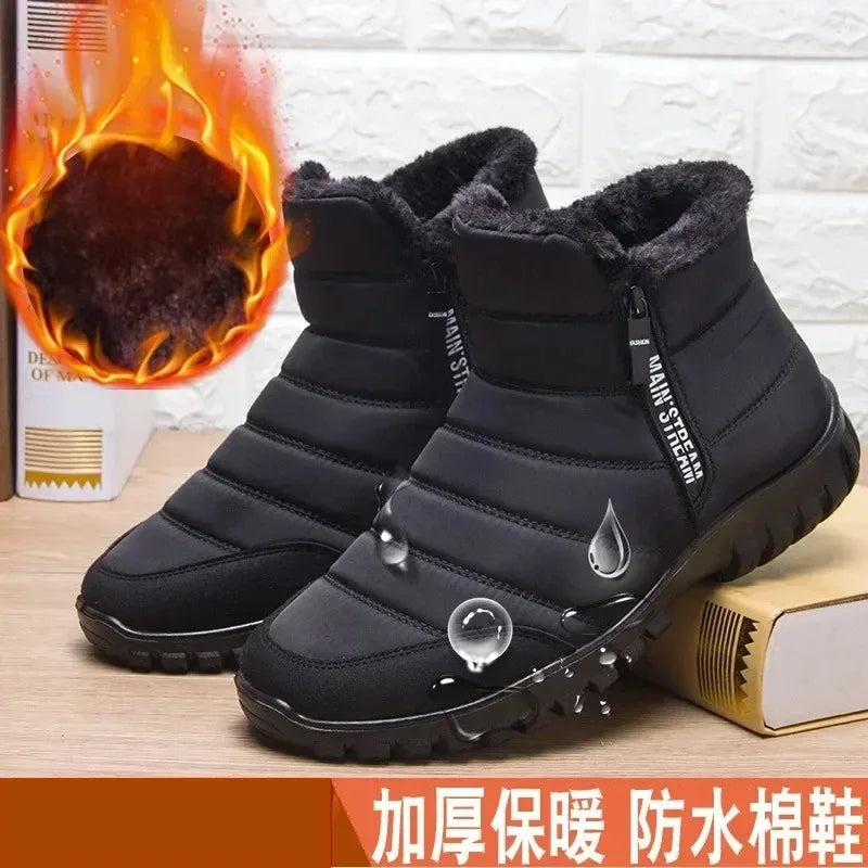 Men'S Winter Sports Shoes Soft Bottom Anti Slip Casual Sneakers Cold Proof And Warm Keeping Men'S Sneakers   Free Shipping Shoes
