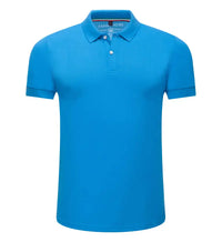 Mens Polo Shirts Short Sleeve Casual Solid Color Fashion Summer Lapel Male Turndown Tops Work Clothes Breathabl Comfortable