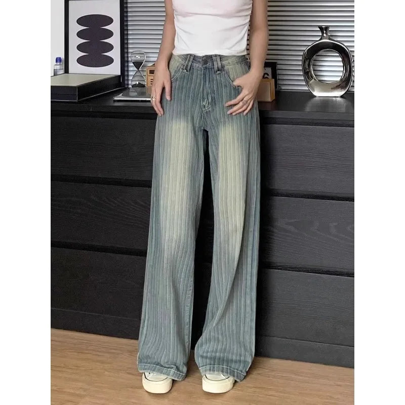 Jean Jeans Wide Women's Pants Jorts Cargo Pants Woman Low Rise Jeans Shoujo Girl Style Women's Spring Clothes Coquette Baggy Y2k