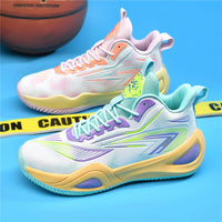 Men's Basketball Shoes Breathable Cushioning Non-Slip Wearable Runing Shoes Gym Training Athletic Basketball Sneakers for Men