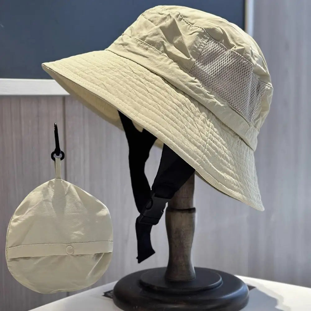 Waterproof Sun Hat Men Women, UPF 50+ Wide Brim Fisherman Cap, Quick Dry Surfing Bucket Hat for Hiking Fishing Mountaineering